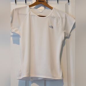 North Face White Flight Series Vapor Wick Active Wear Top Medium